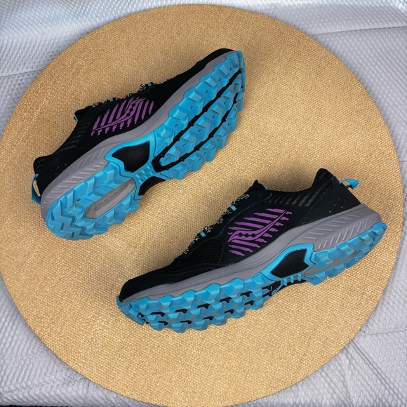 Saucony | Women’s Excursion TR15 Trail Shoes Black Purple | Size 9 - Picture 7 of 10
